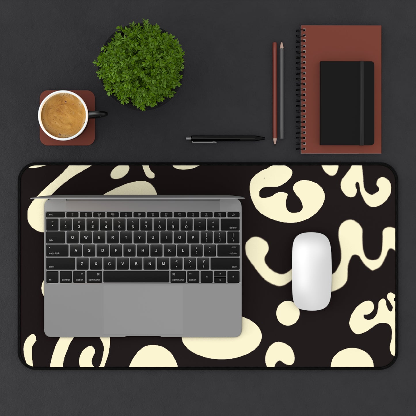 Pure Imagination Desk Mat - Smoke Signal Black