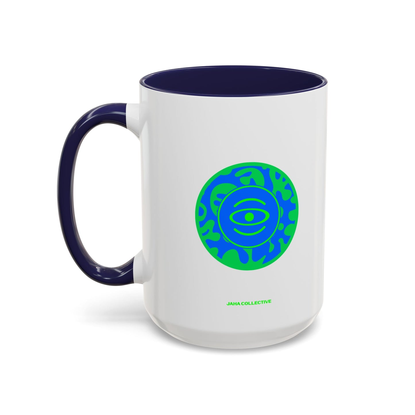 Adorn'd Color Logo Accent Coffee Mug (11, 15oz) - Tide Pool