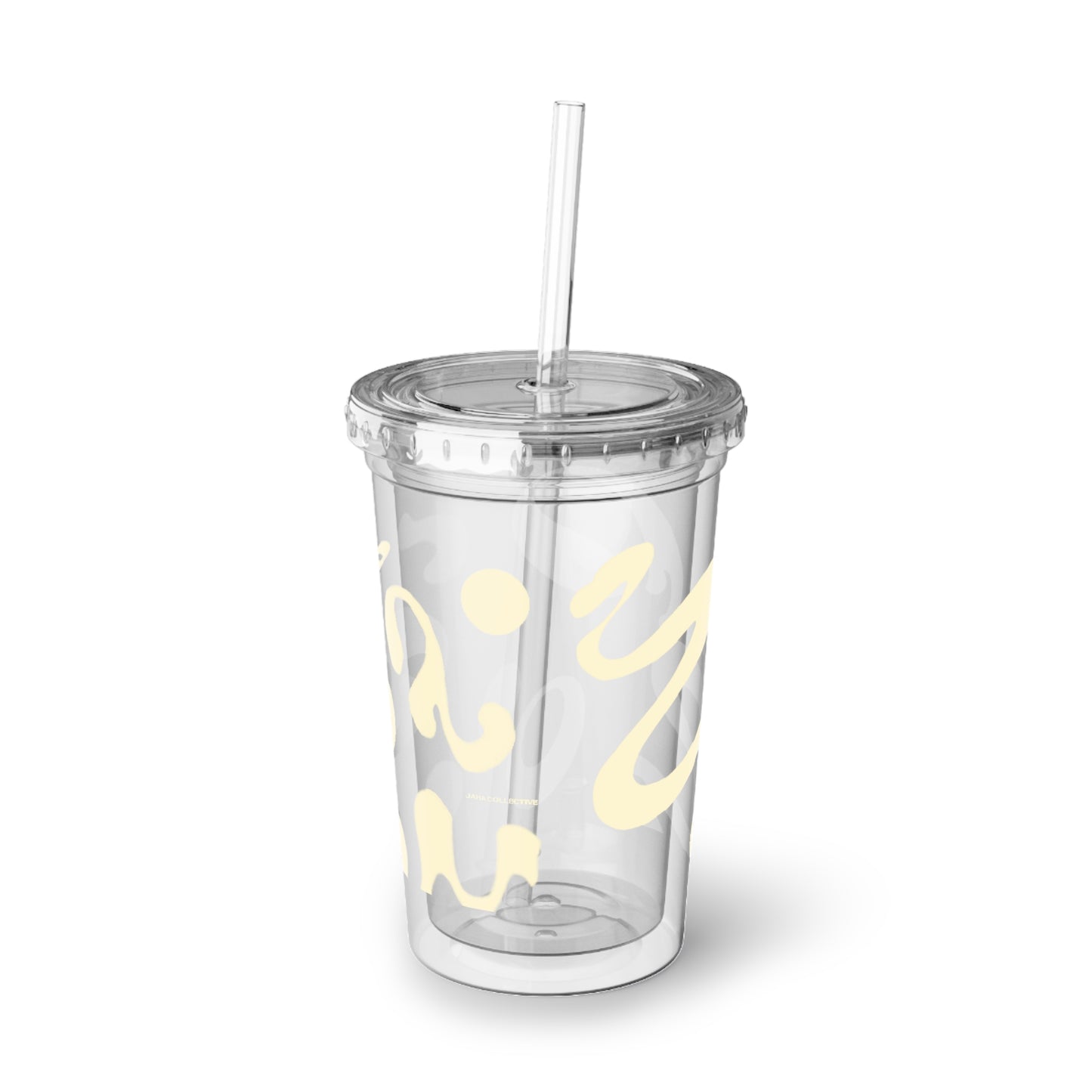 Nourish'd Acrylic Cup - Blank Page White