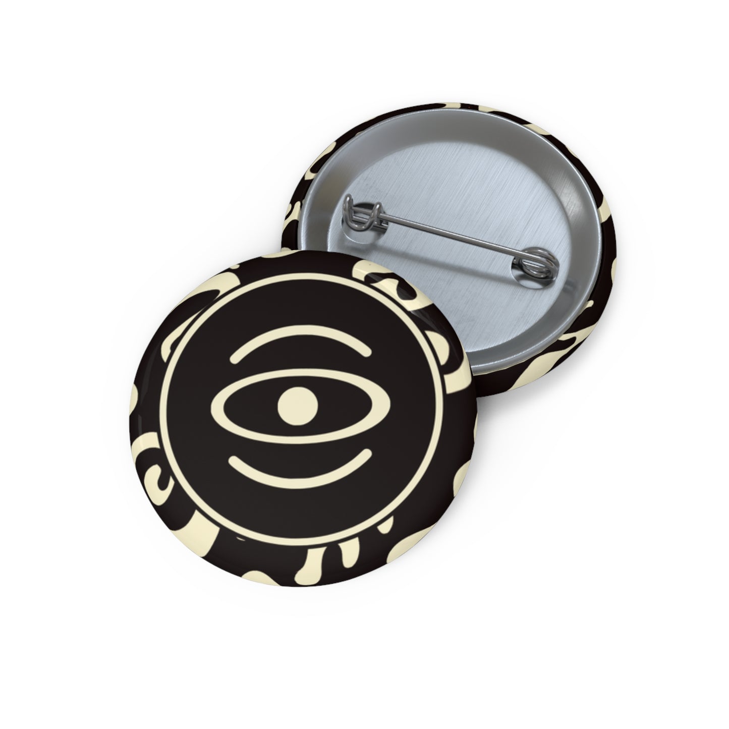 Adorn'd Color Logo Pin Button - Smoke Signal