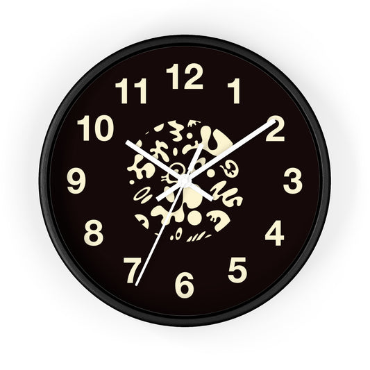Bright Future Classic Wall Clock - Smoke Signal Black