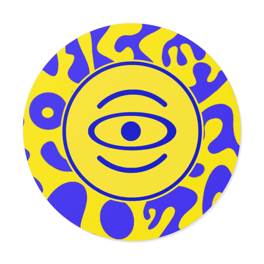 Adorn'd Logo Round Vinyl Stickers - Sunspell