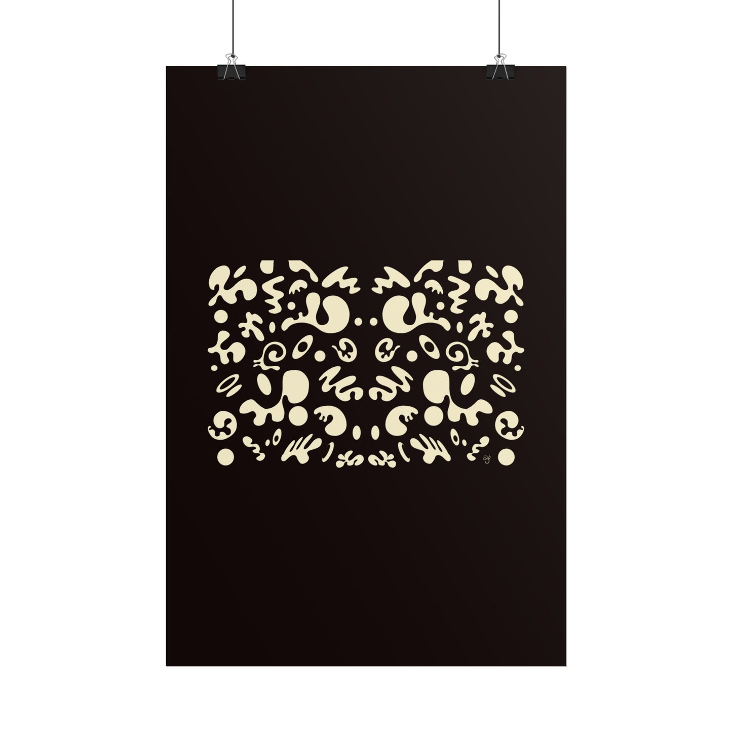 Mirror Work Rolled Poster (Portrait) - Smoke Signal