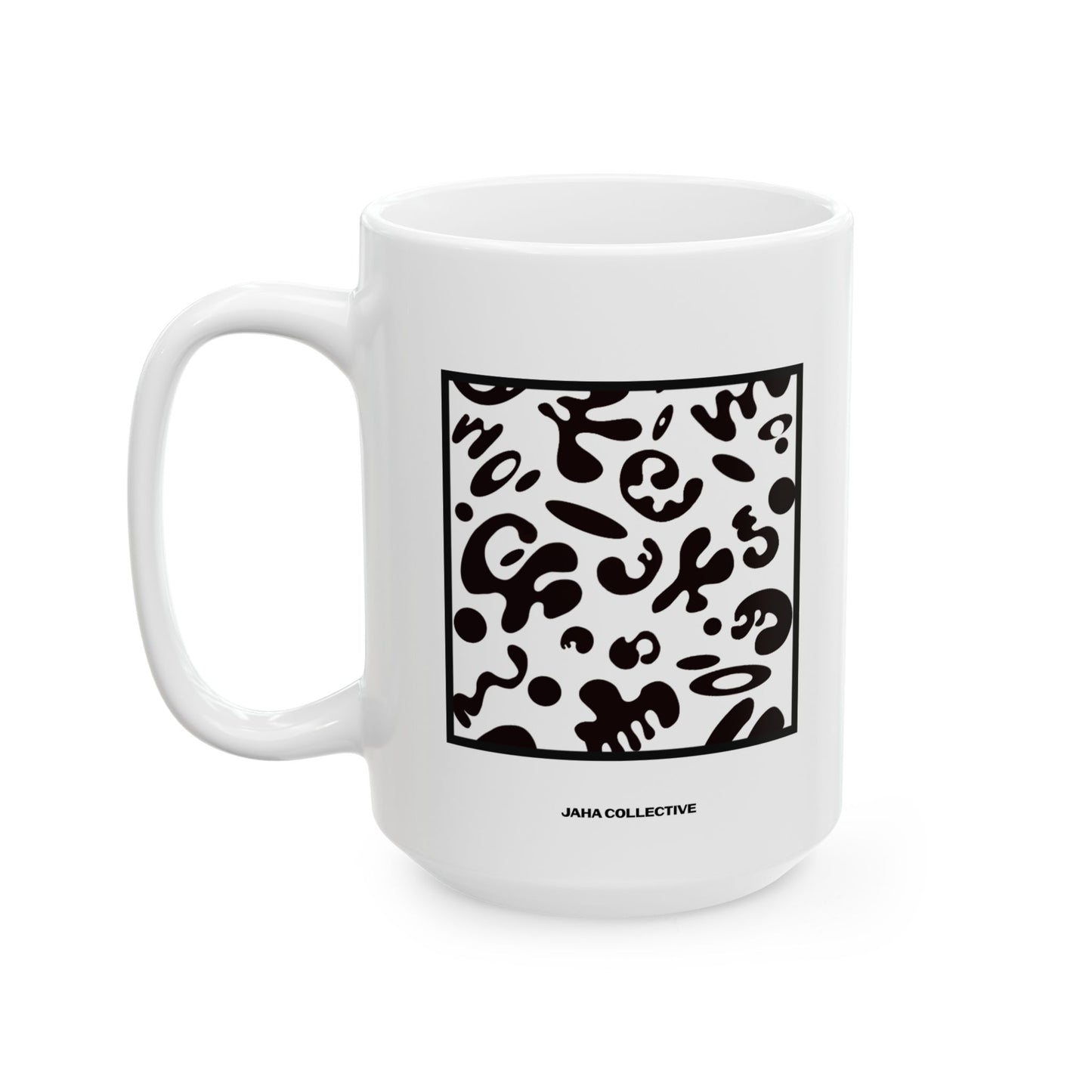 Adorn'd Minimalist Square White Ceramic Mug