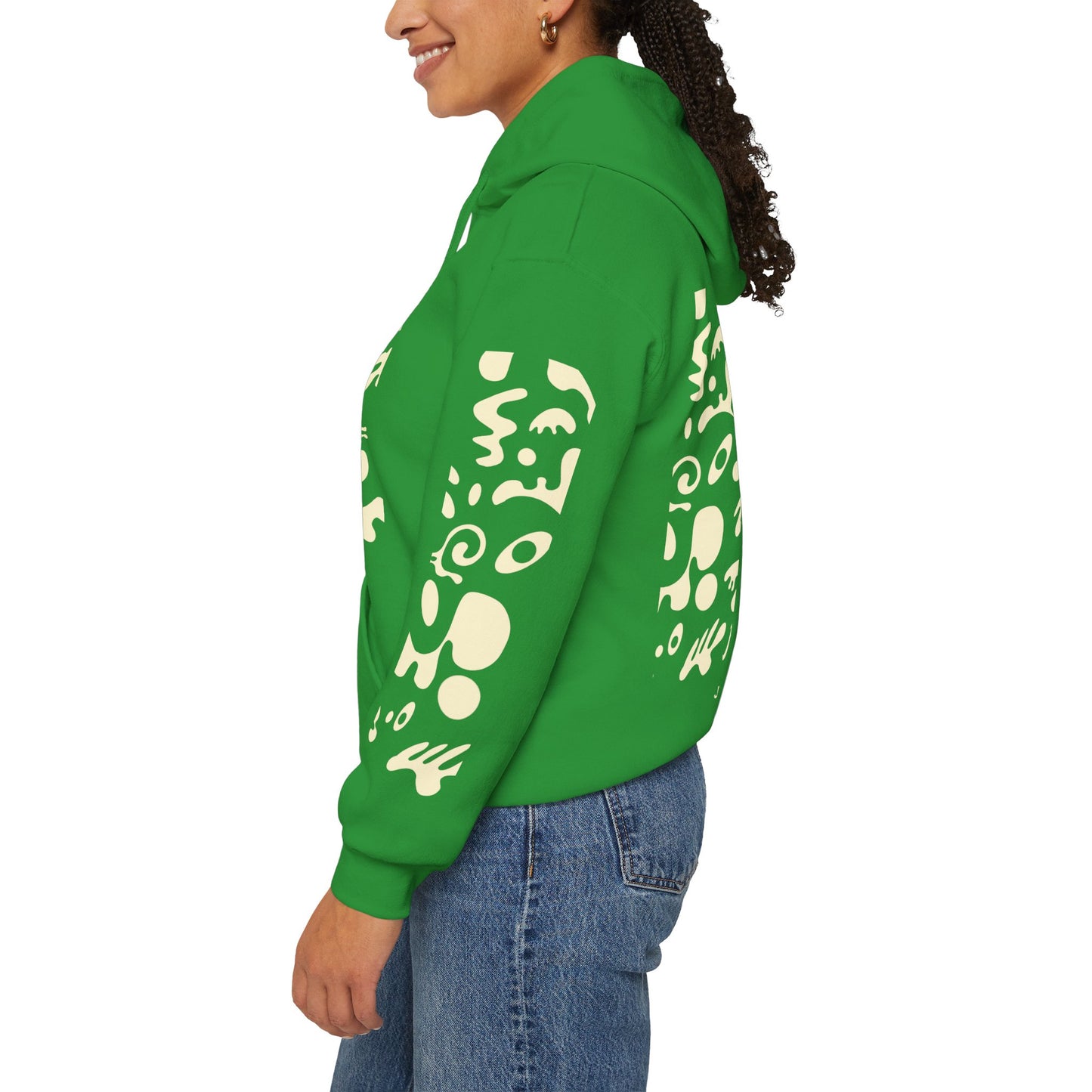 Mirror Work Unisex Heavy Blend™ Hooded Sweatshirt - Blank Page White Print