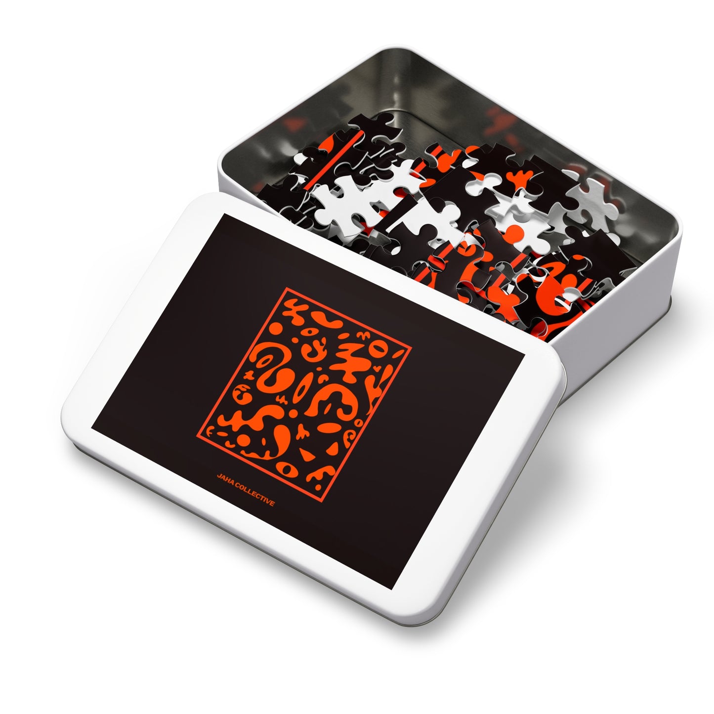 Deep Dream Jigsaw Puzzle w Tin Case - Black Magic Woman