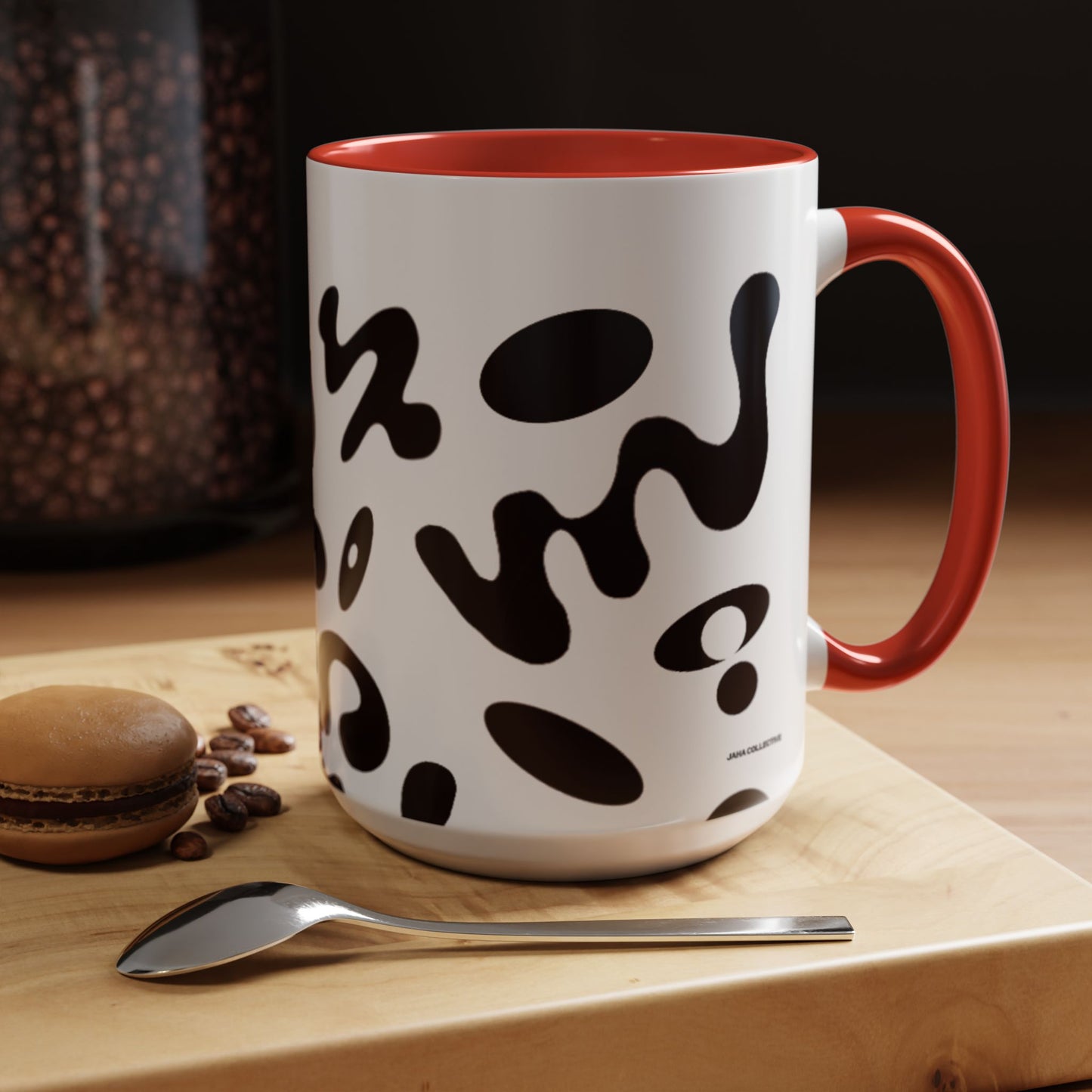 Nourish'd Color Accent Ceramic Mug
