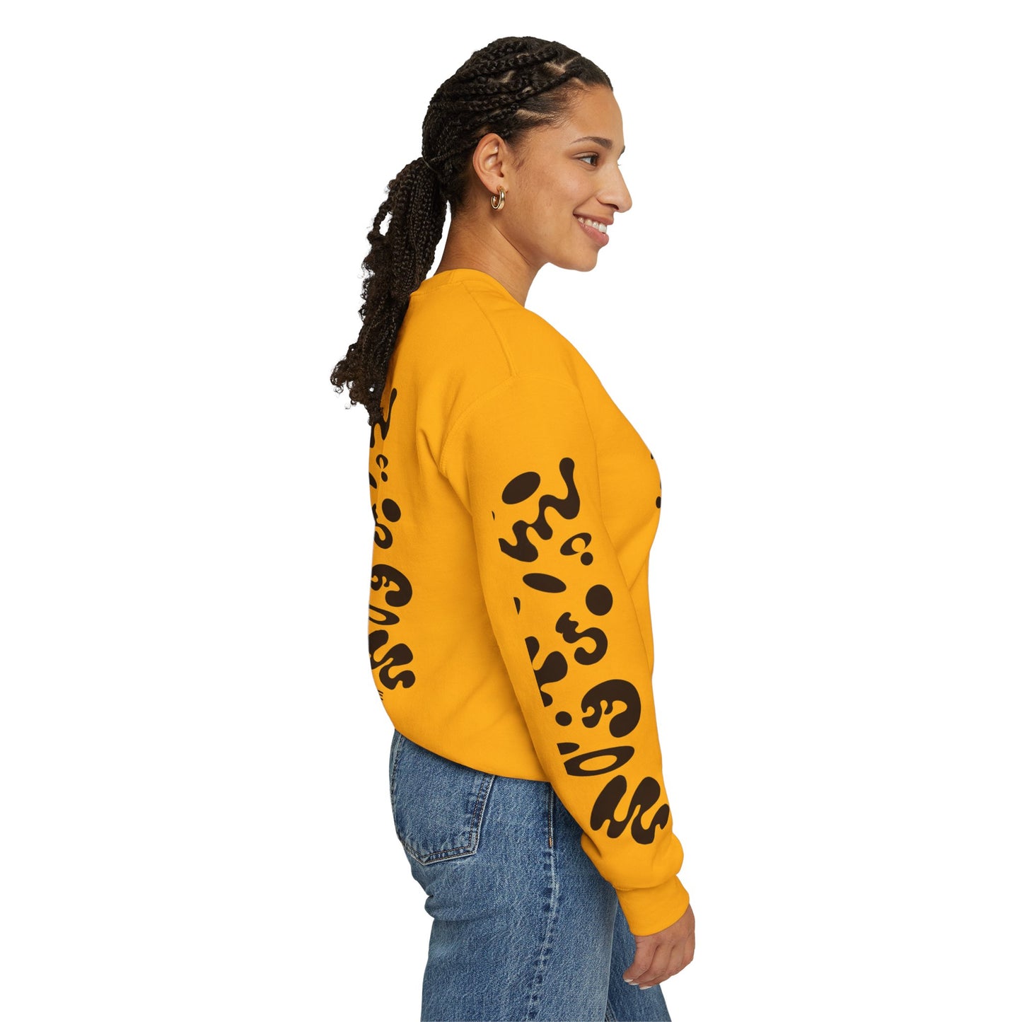 Pure Imagination Unisex Heavy Blend™ Crewneck Sweatshirt- Smoke Signal Black Print