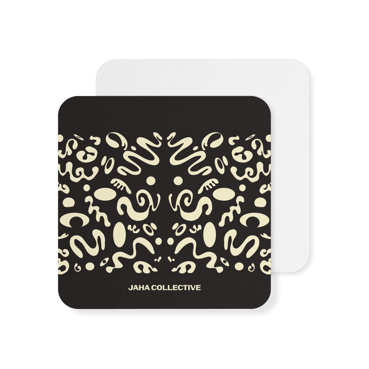 Mirror Work Coaster Set (50 or 100) - Smoke Signal Black