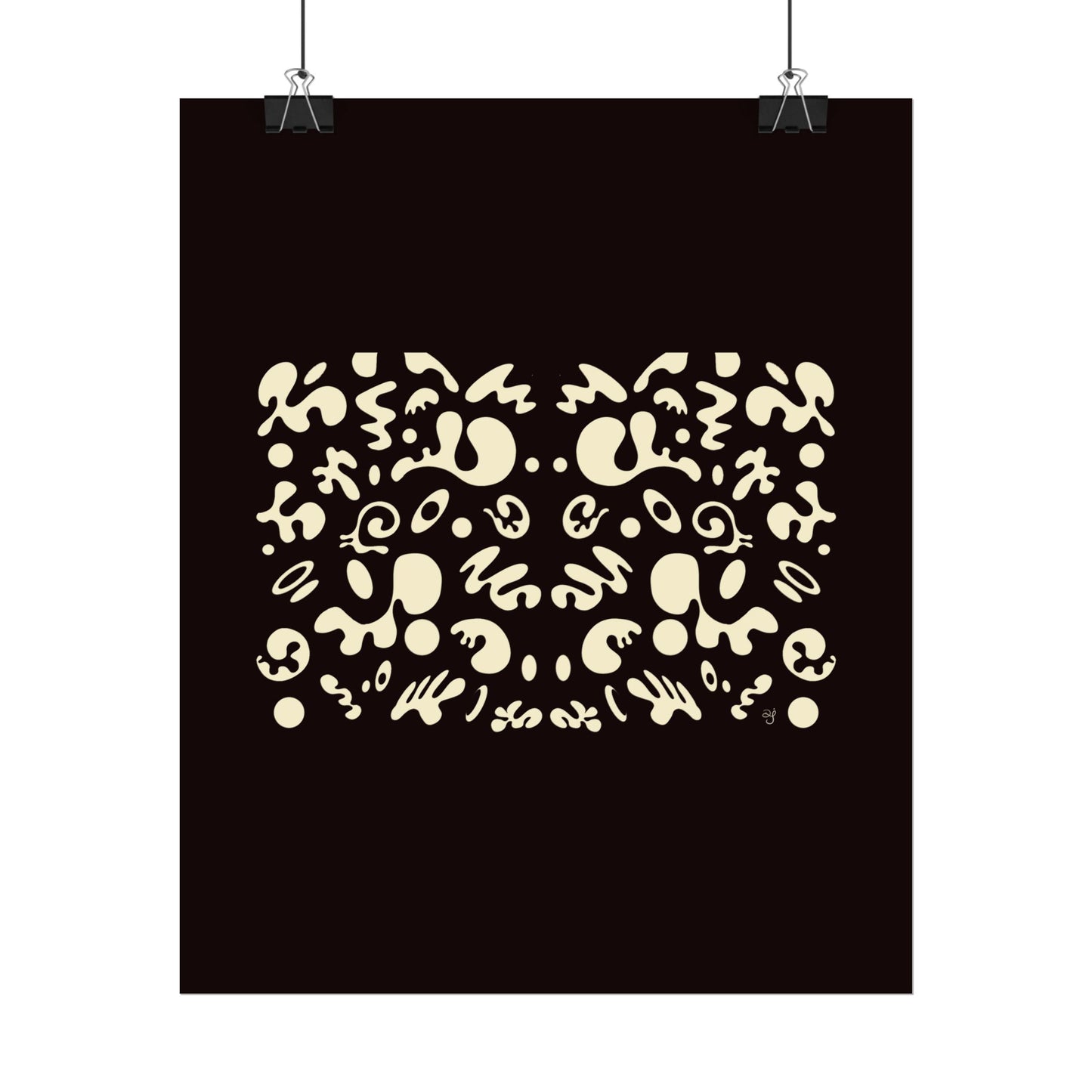 Mirror Work Rolled Poster (Portrait) - Smoke Signal