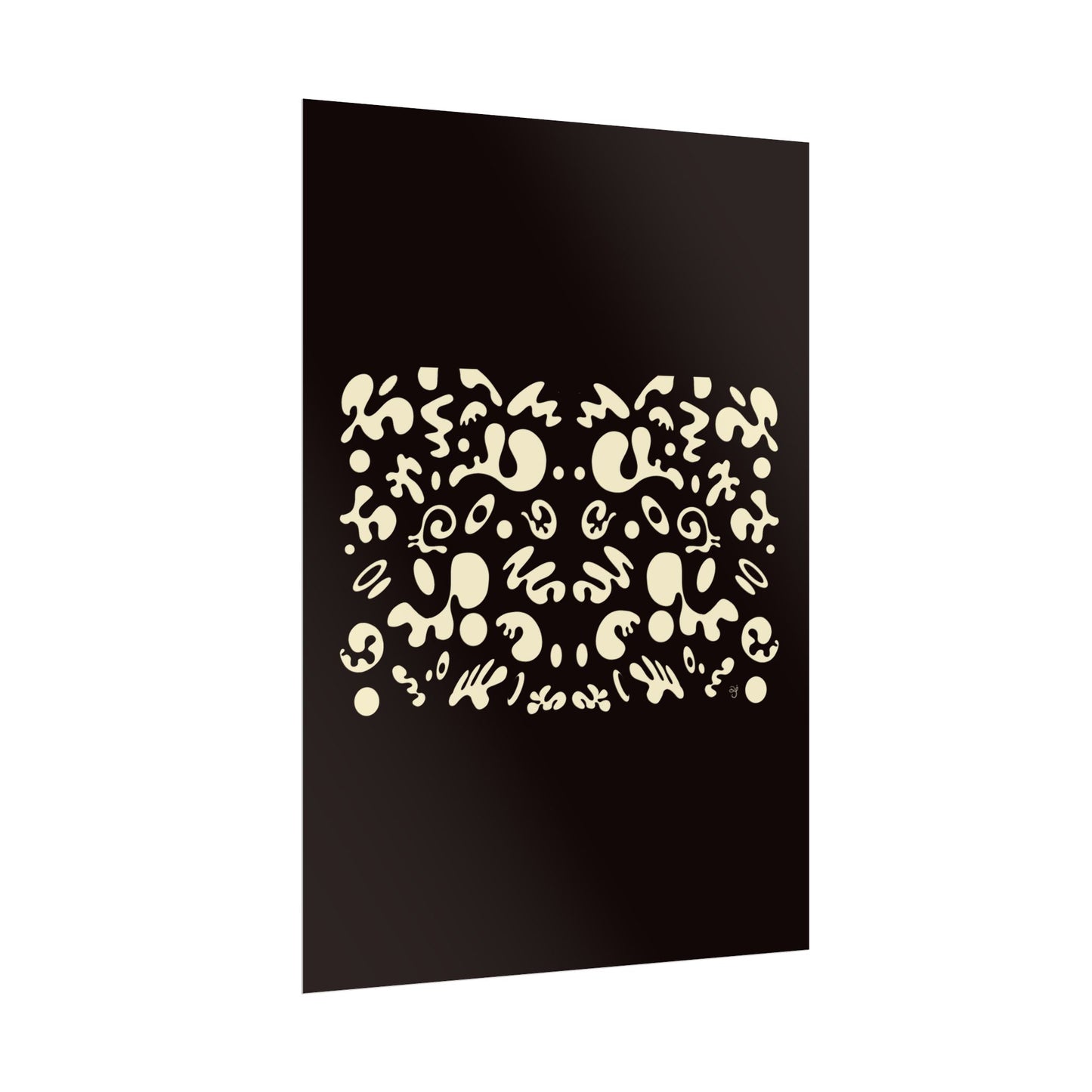 Mirror Work Rolled Poster (Portrait) - Smoke Signal