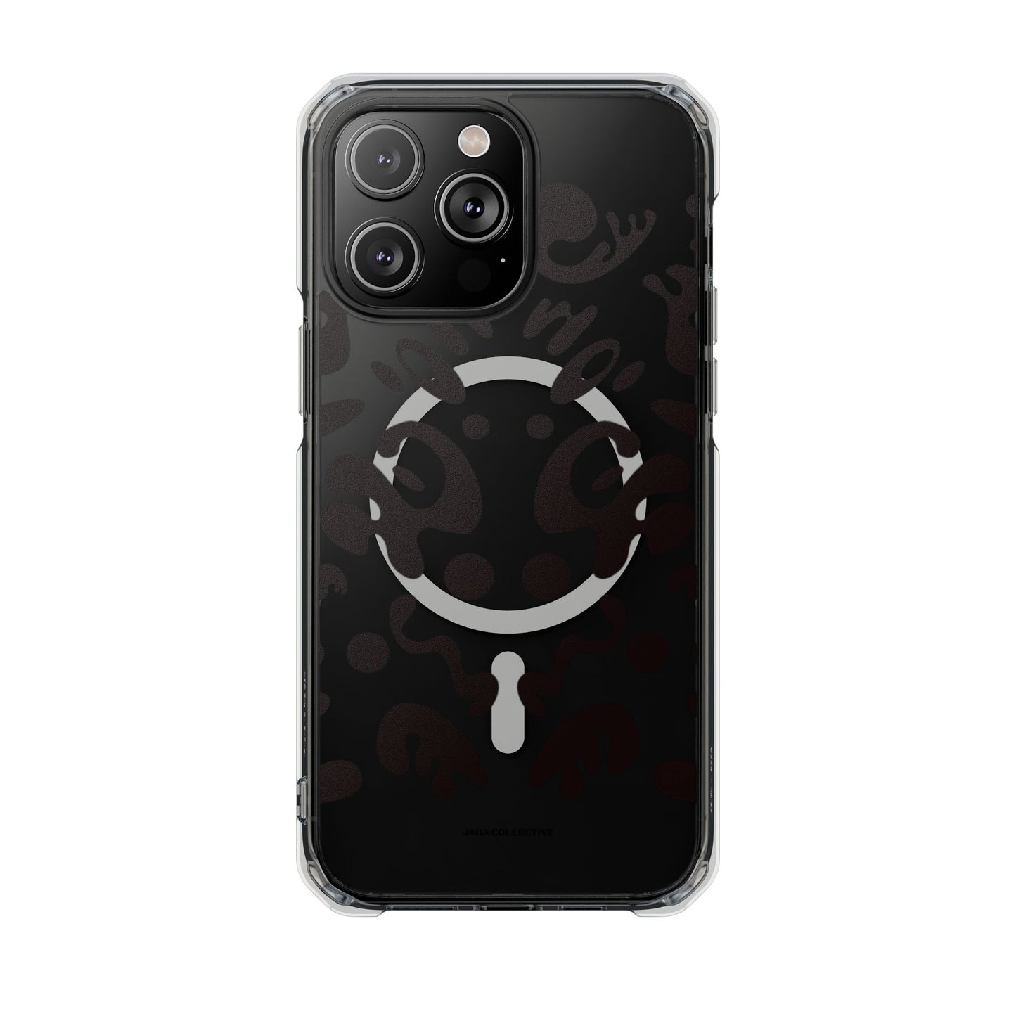 Mirror Work Clear MagSafe Impact Case - Smoke Signal Black