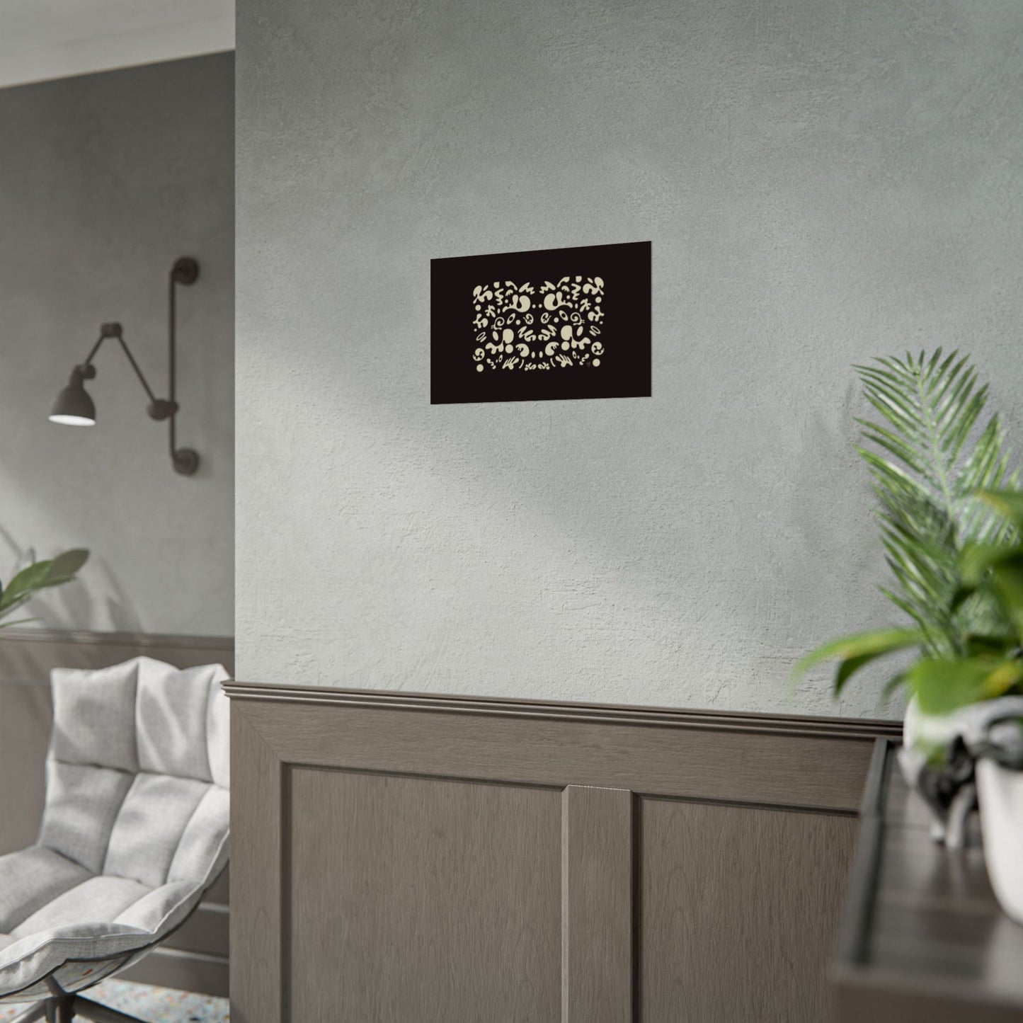 Mirror Work Rolled Poster (Landscape) - Smoke Signal