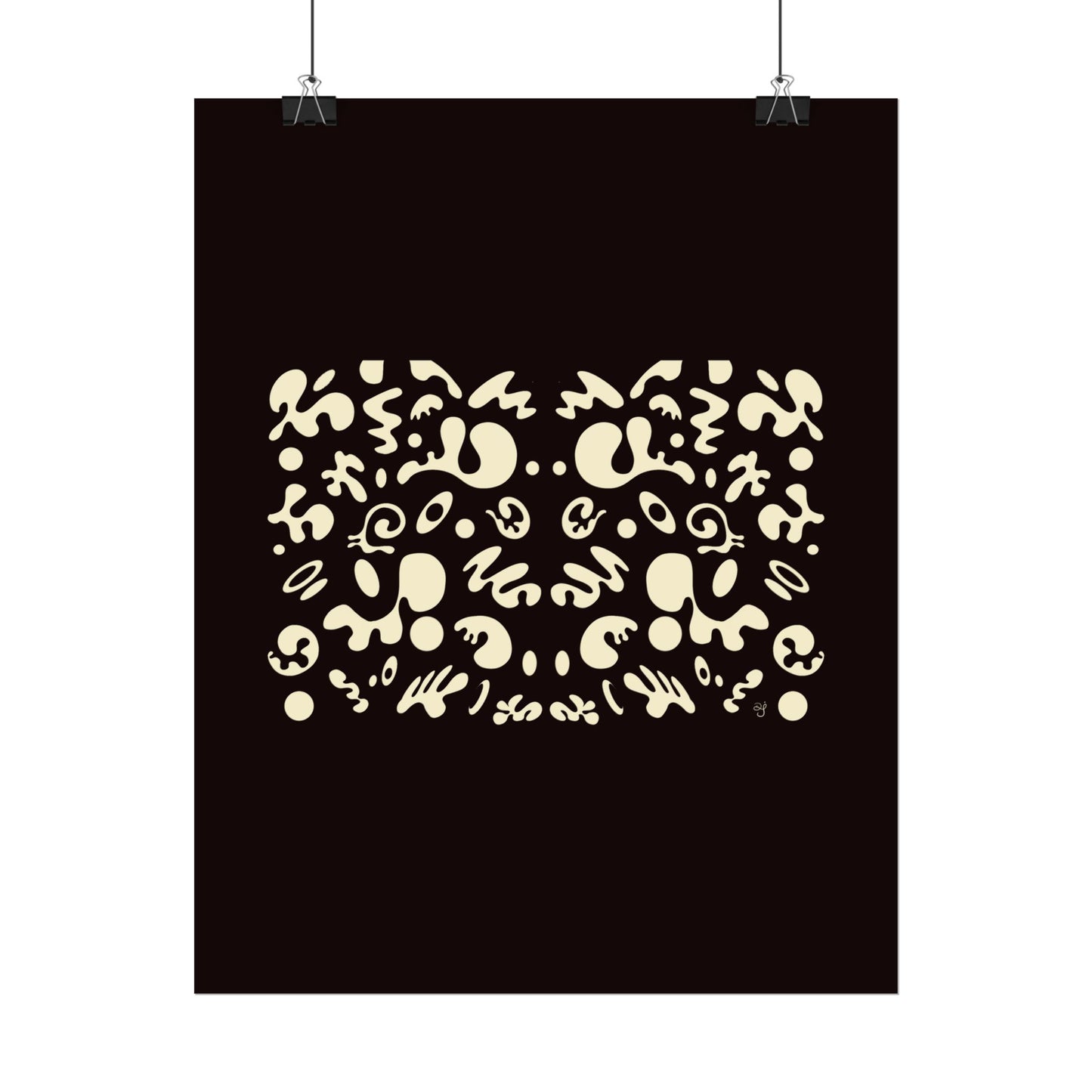 Mirror Work Rolled Poster (Portrait) - Smoke Signal