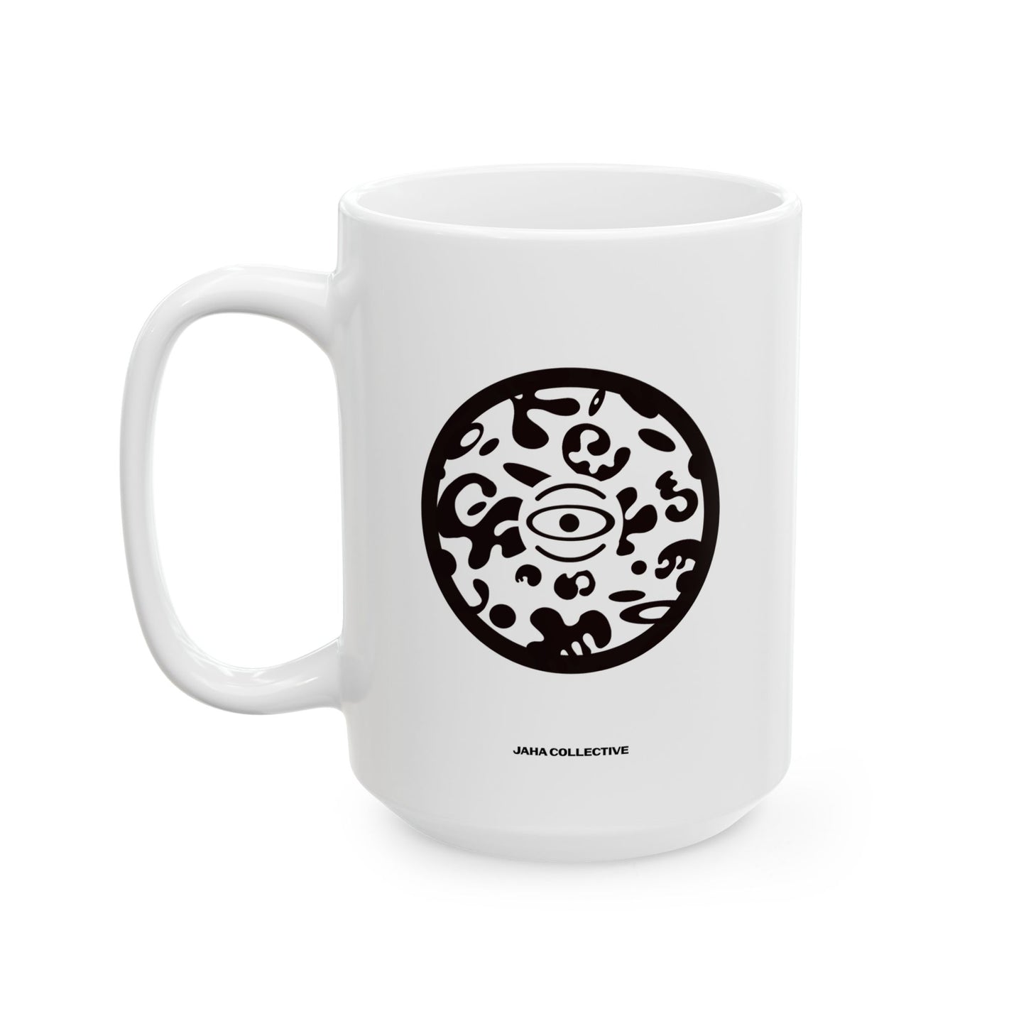 Adorn'd Minimalist Logo White Ceramic Mug