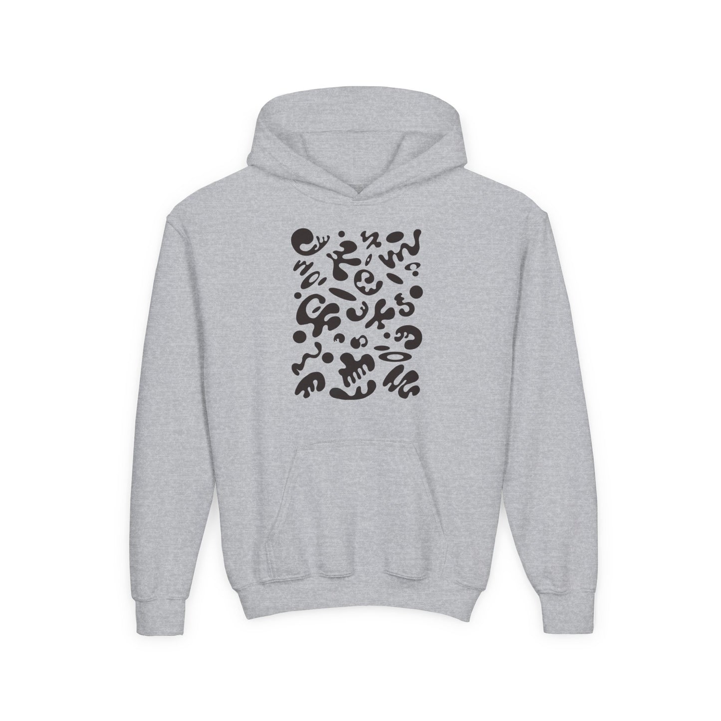 Bright Future Youth Heavy Blend Hooded Sweatshirt - Smoke Signal