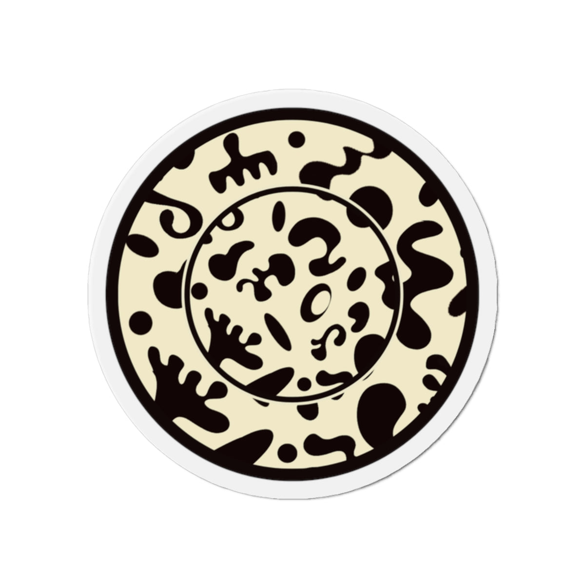 Adorn'd Color Die Cut Magnet - Blank Page