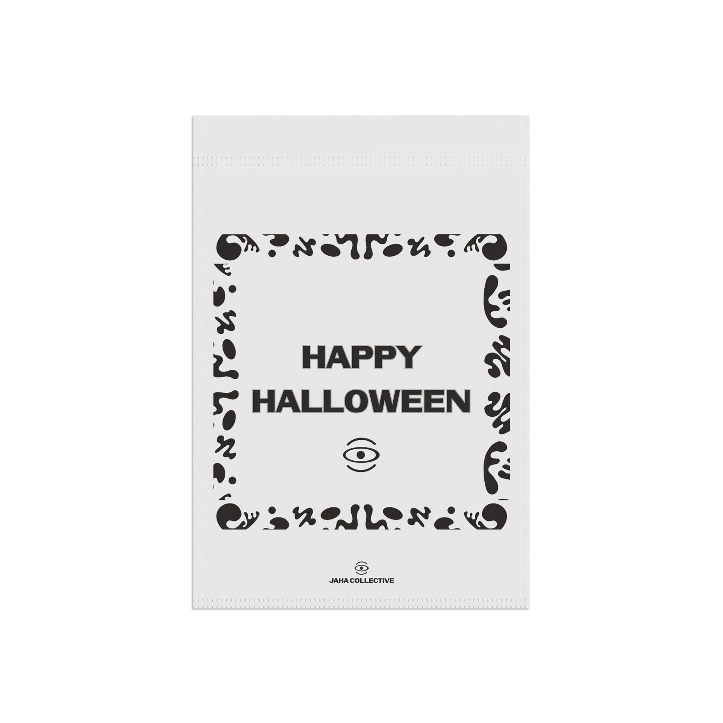 Happy Halloween Garden & House Banner - Starlight White