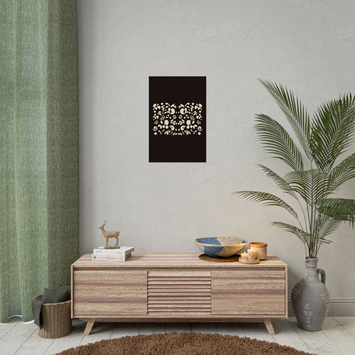 Mirror Work Rolled Poster (Portrait) - Smoke Signal