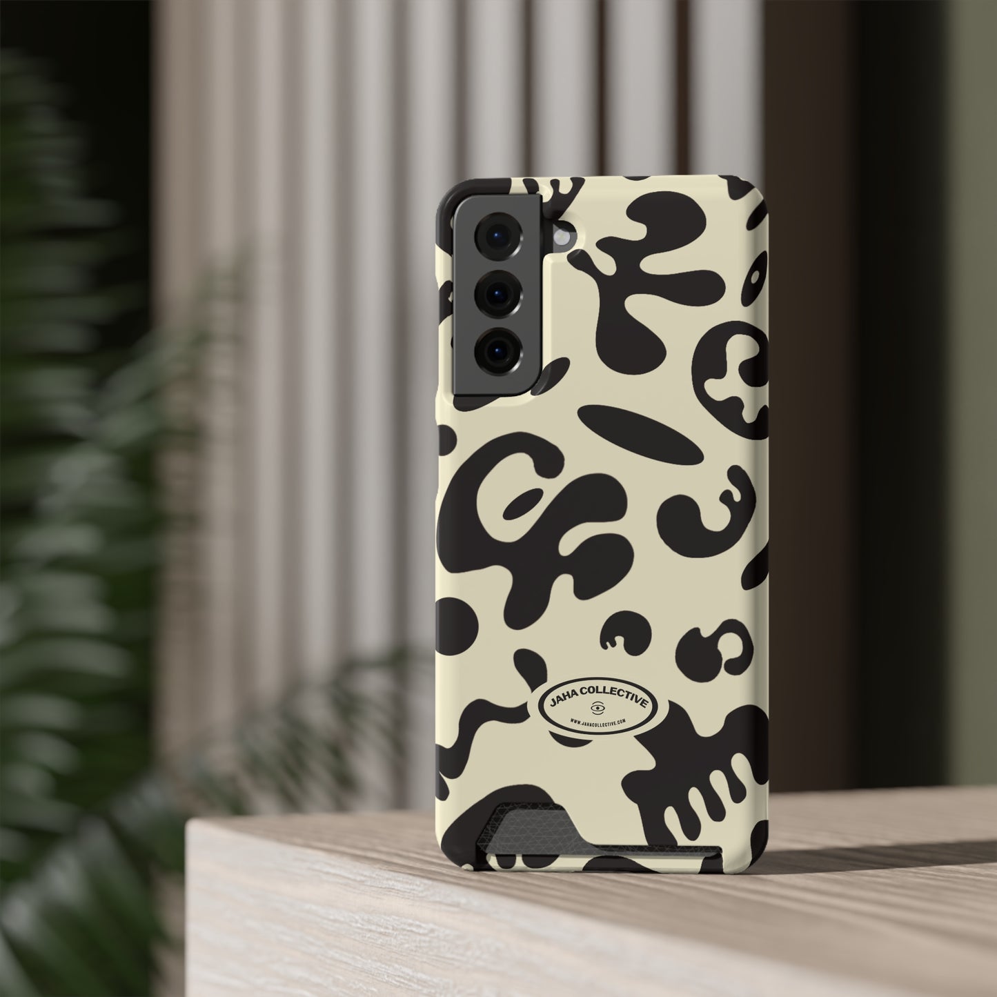 Pure Imagination Phone Case w Card Holder - Blank Page White