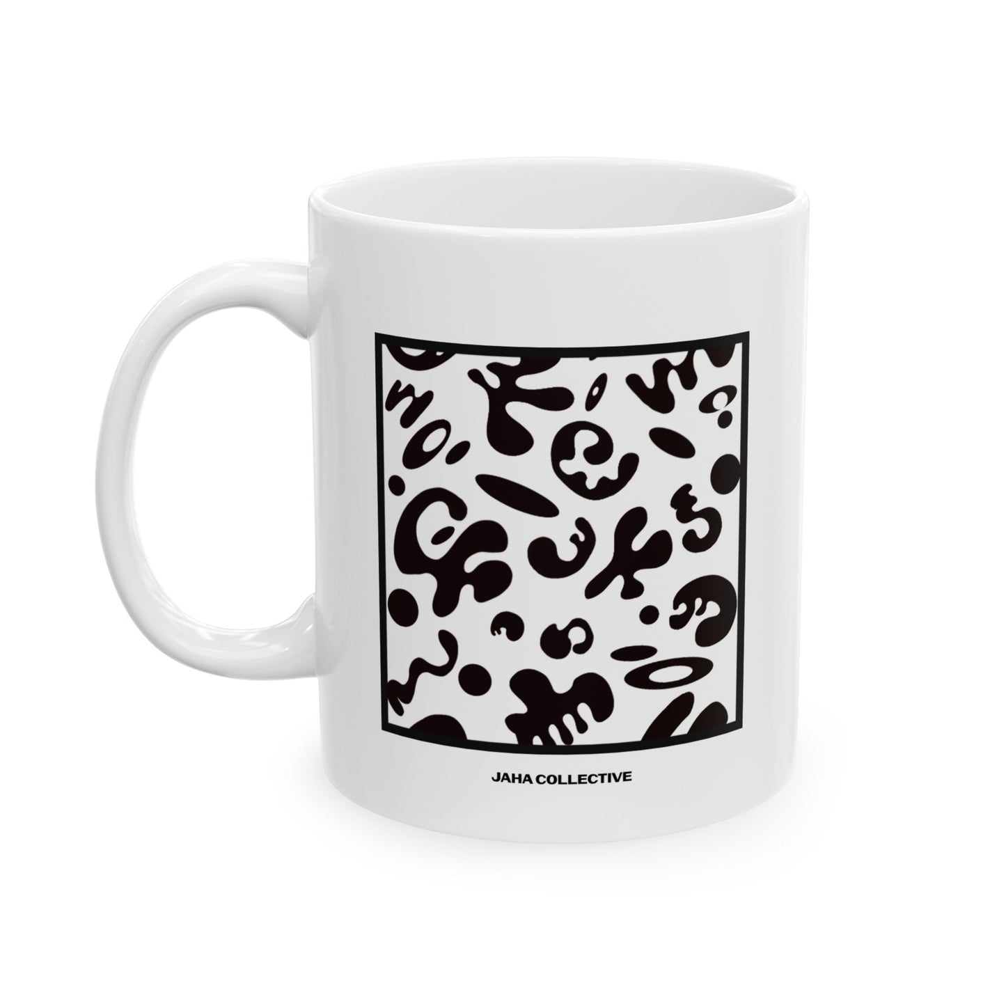 Adorn'd Minimalist Square White Ceramic Mug