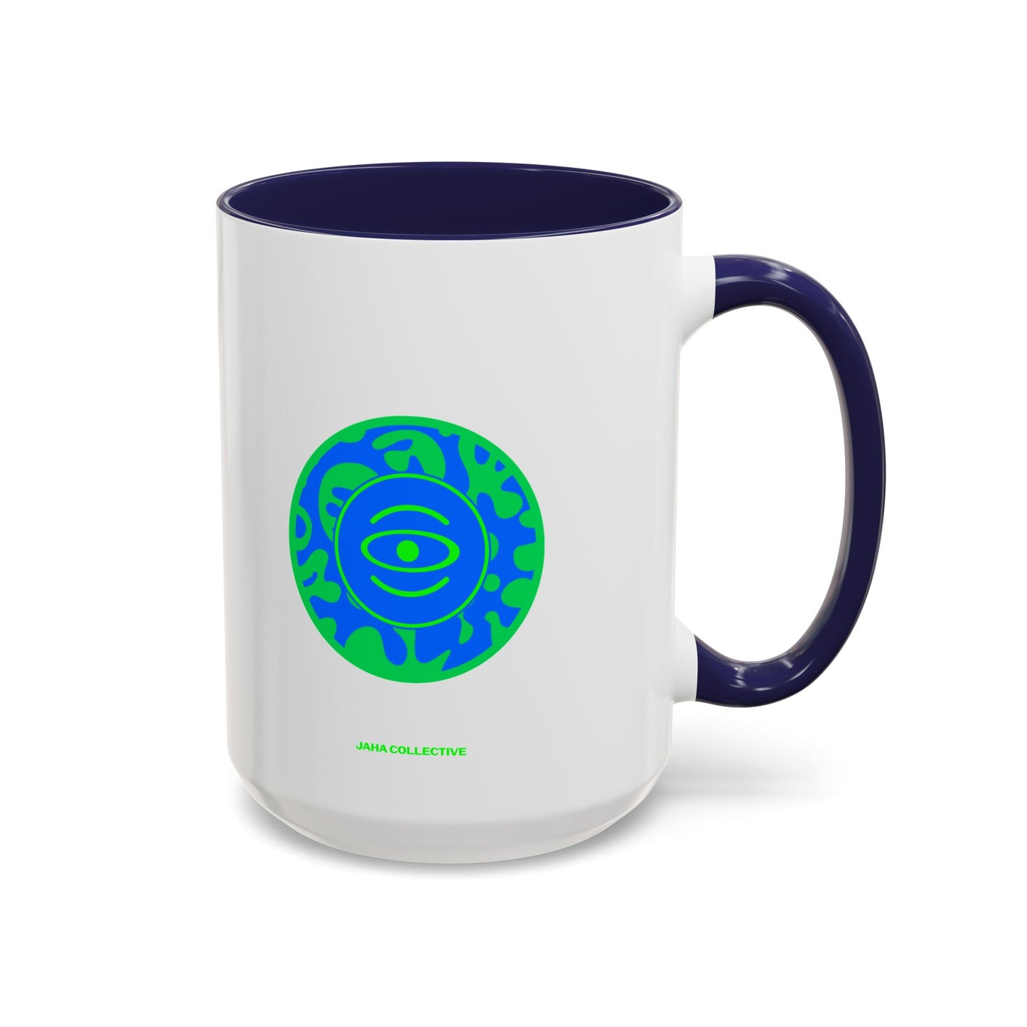 Adorn'd Color Logo Accent Coffee Mug (11, 15oz) - Tide Pool