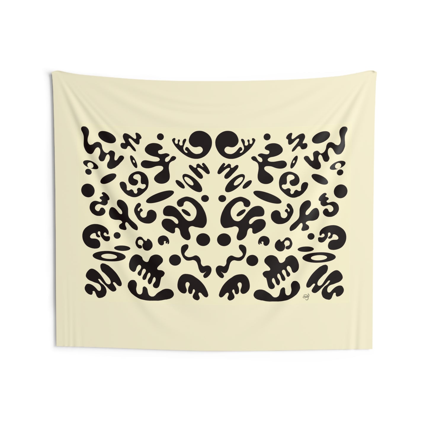 Mirror Work Indoor Wall Tapestry - Blank Page