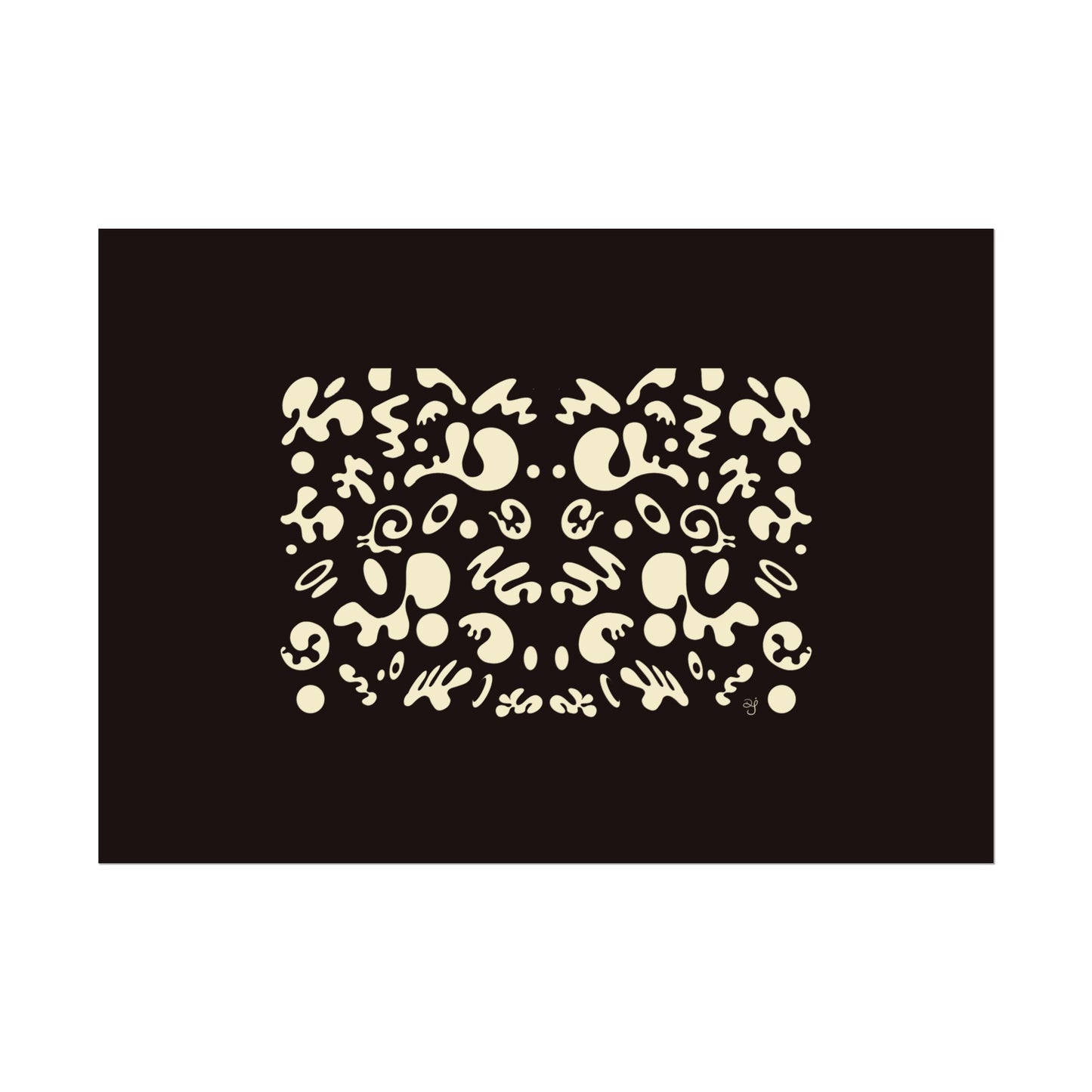 Mirror Work Rolled Poster (Landscape) - Smoke Signal