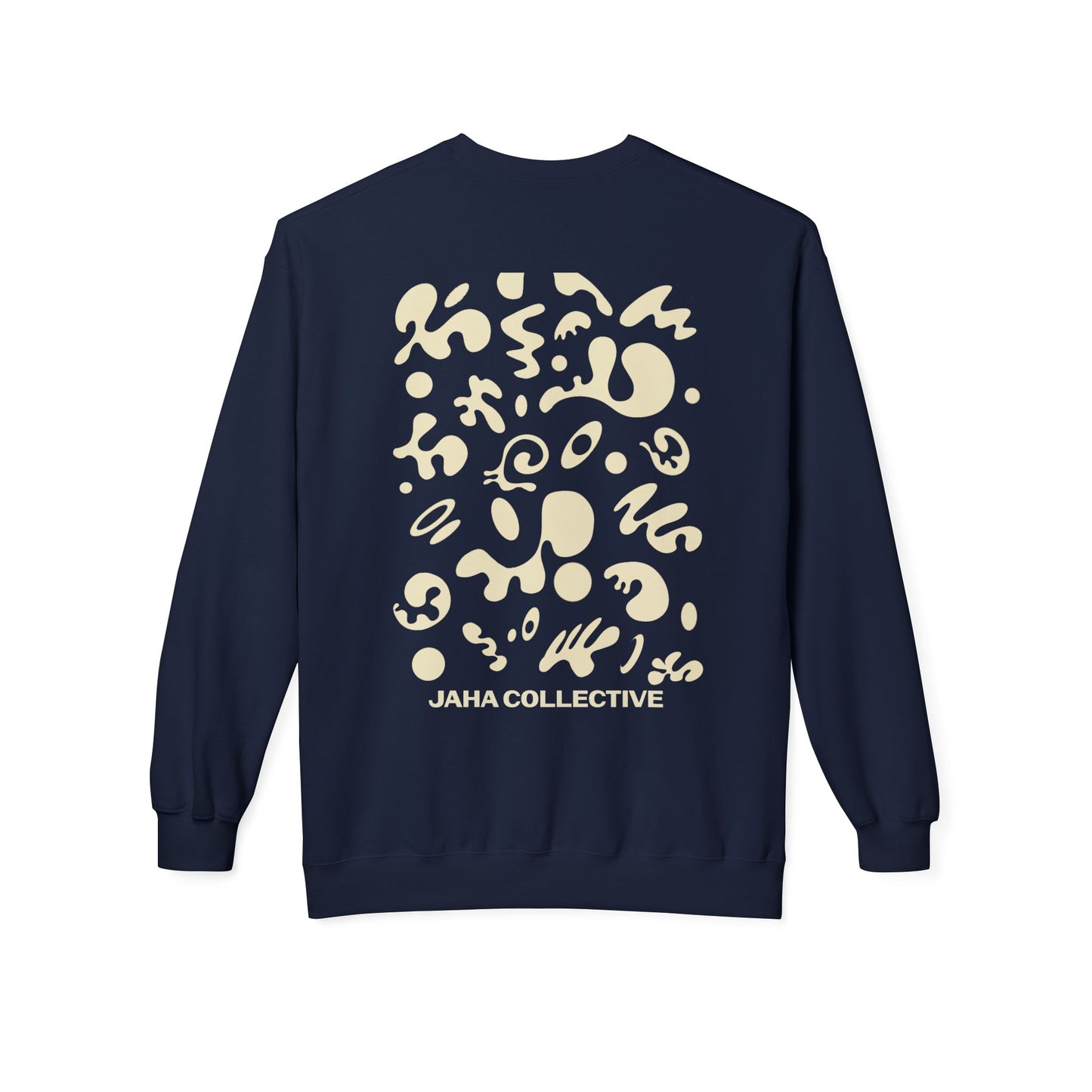 Pure Imagination Unisex Midweight Softstyle Fleece Crewneck Sweatshirt - Blank Page White Print