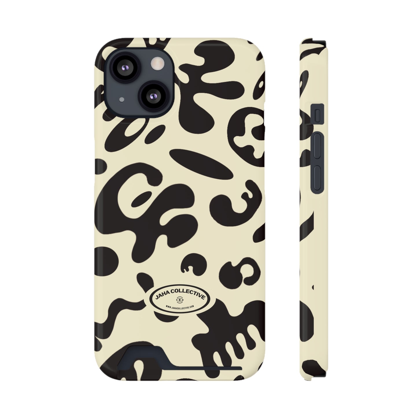 Pure Imagination Phone Case w Card Holder - Blank Page White