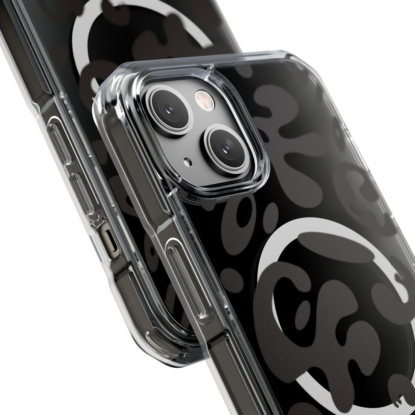 Pure Imagination Clear MagSafe Impact Case - Smoke Signal Black