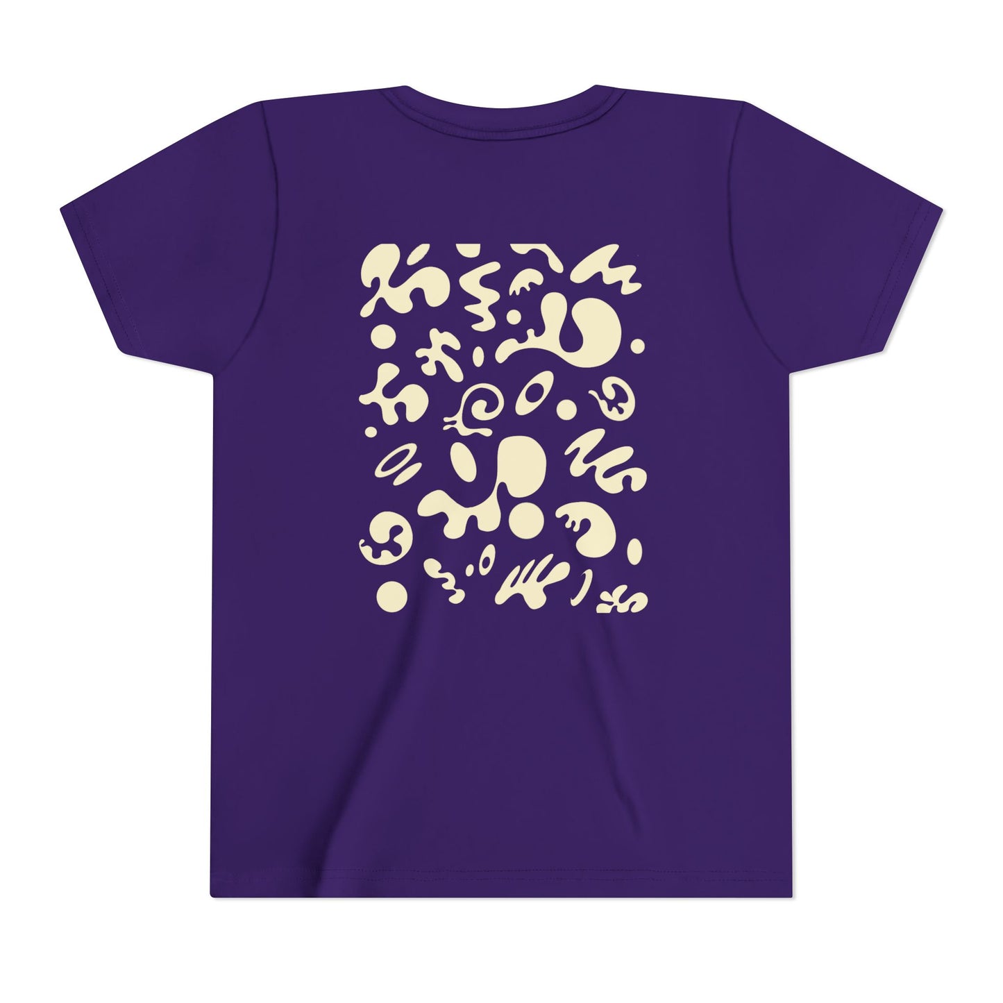Bright Future Youth Jersey Short Sleeve Tee - Blank Page White