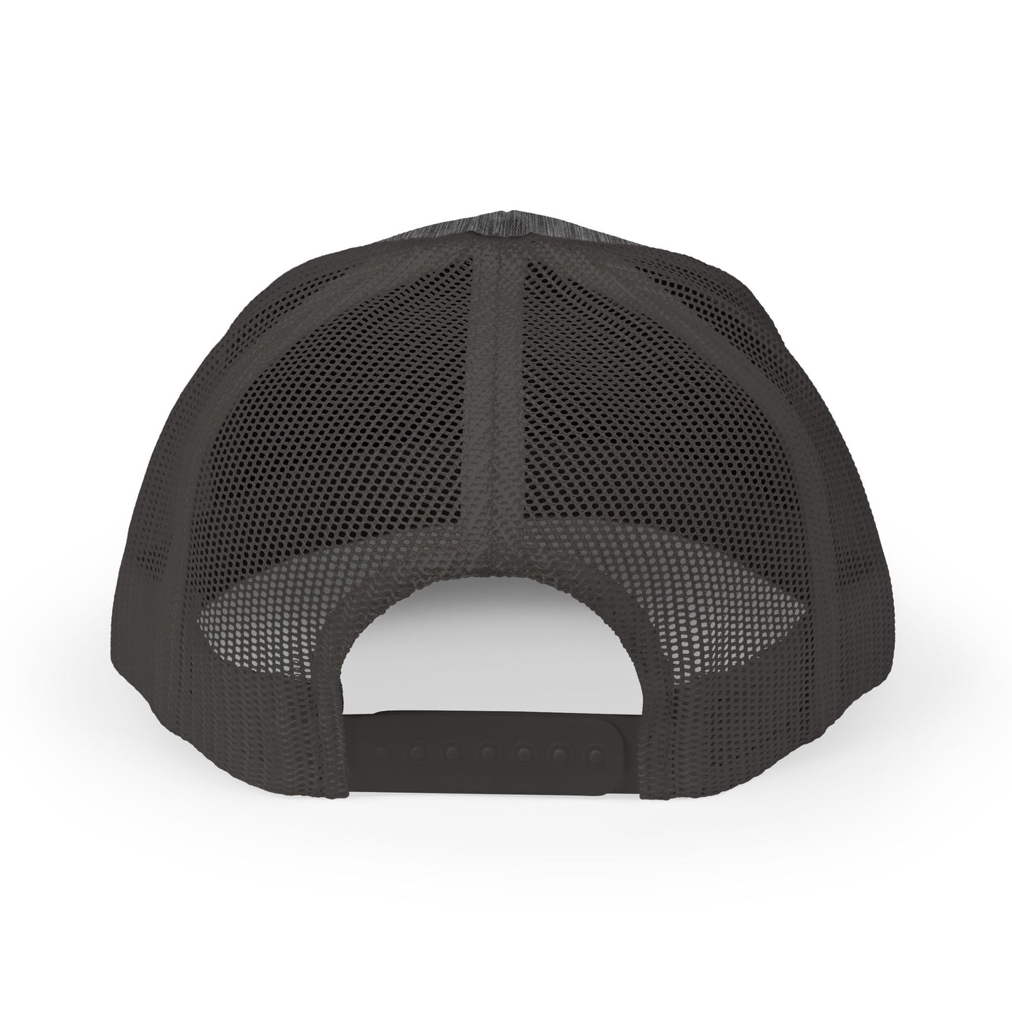 Adorn'd Logo Embroidered Retro Trucker Hat - Smoke Signal Black
