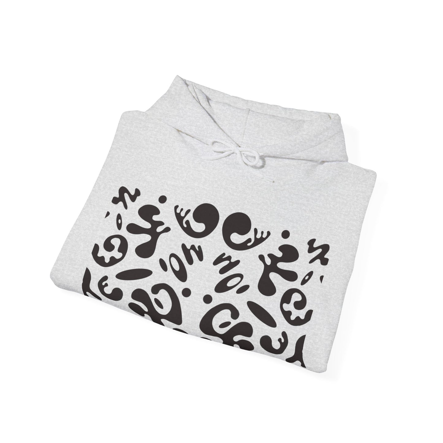 Mirror Work Unisex Heavy Blend™ Hooded Sweatshirt - Smoke Signal Black Print