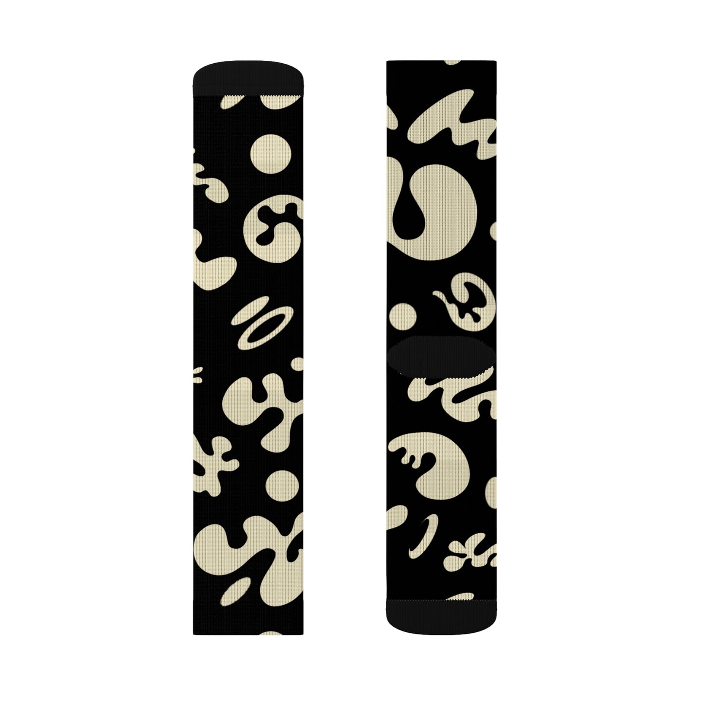 Pure Imagination Print Socks - Smoke Signal Black