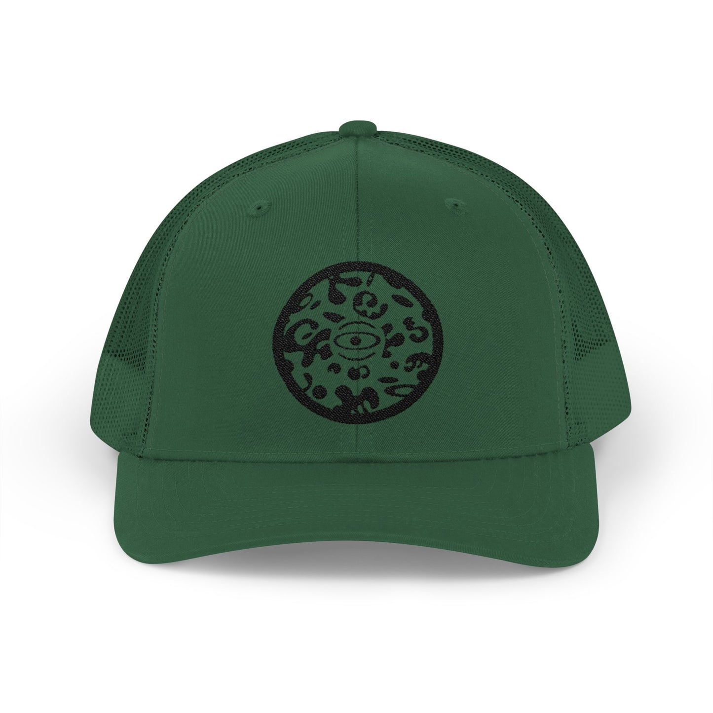 Adorn'd Logo Embroidered Retro Trucker Hat - Smoke Signal Black