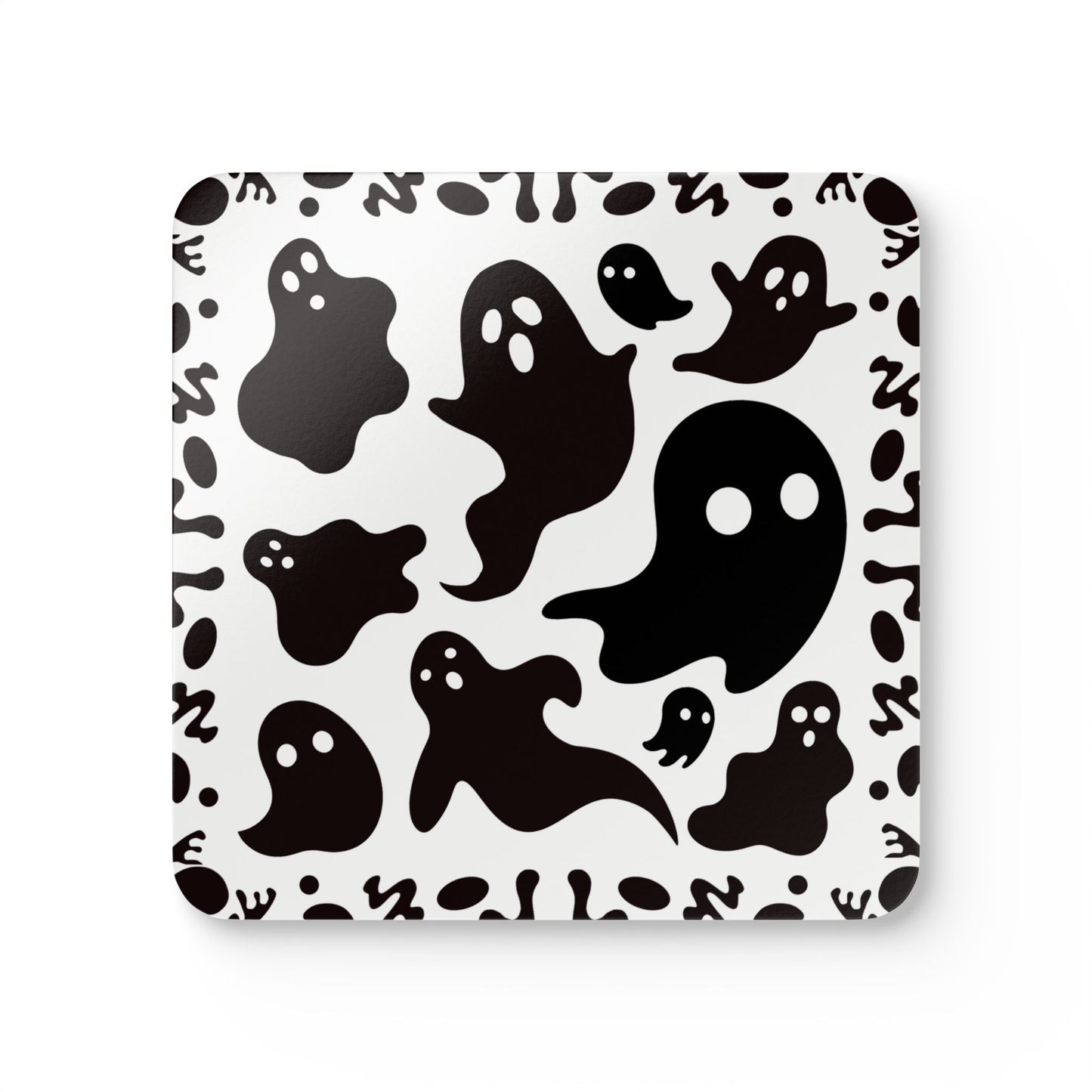 Boo Thing Corkwood Coaster Set (4) - Starlight White
