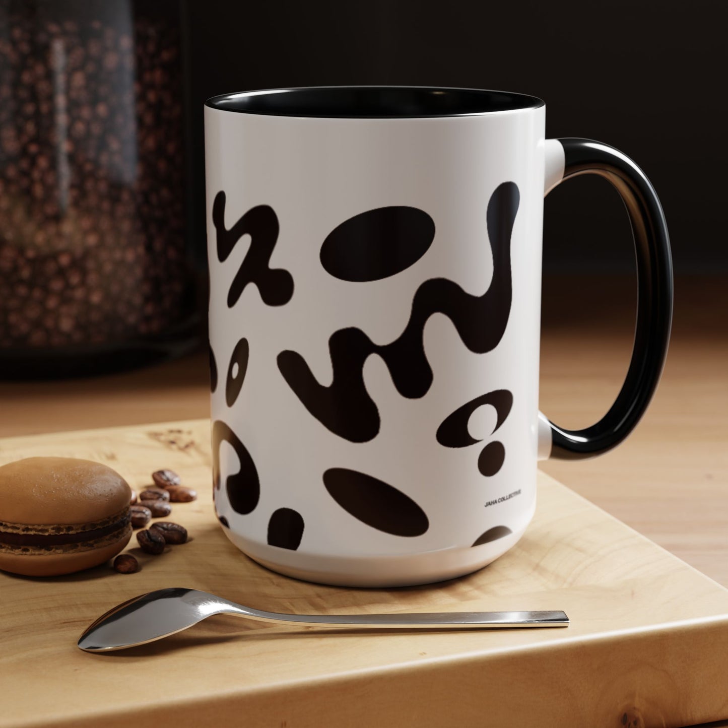 Nourish'd Color Accent Ceramic Mug