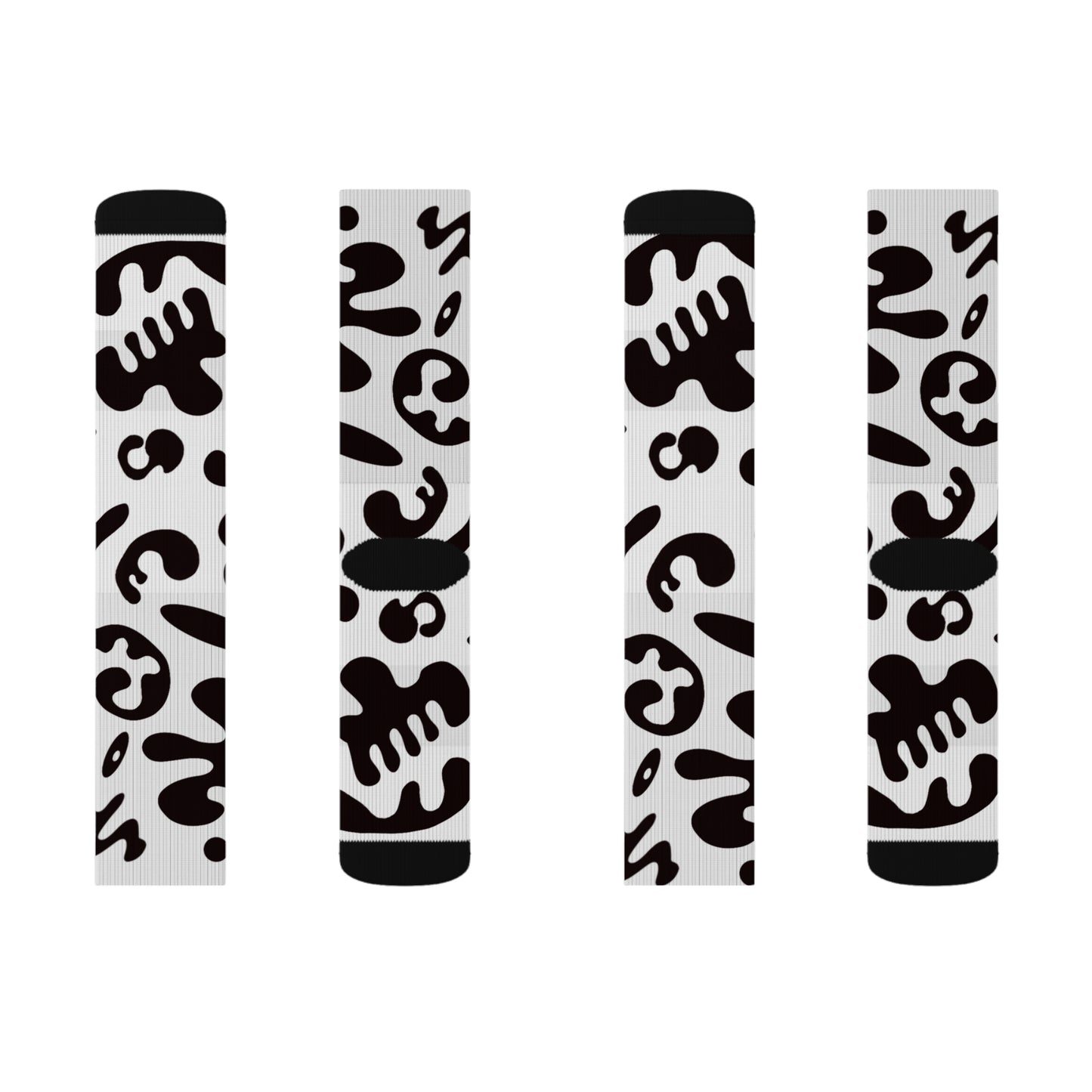 Pure Imagination Print Socks - Smoke Signal Black Print