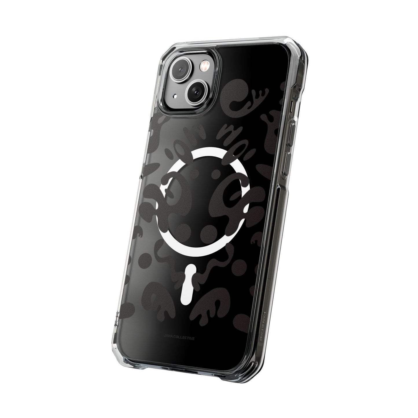 Mirror Work Clear MagSafe Impact Case - Smoke Signal Black