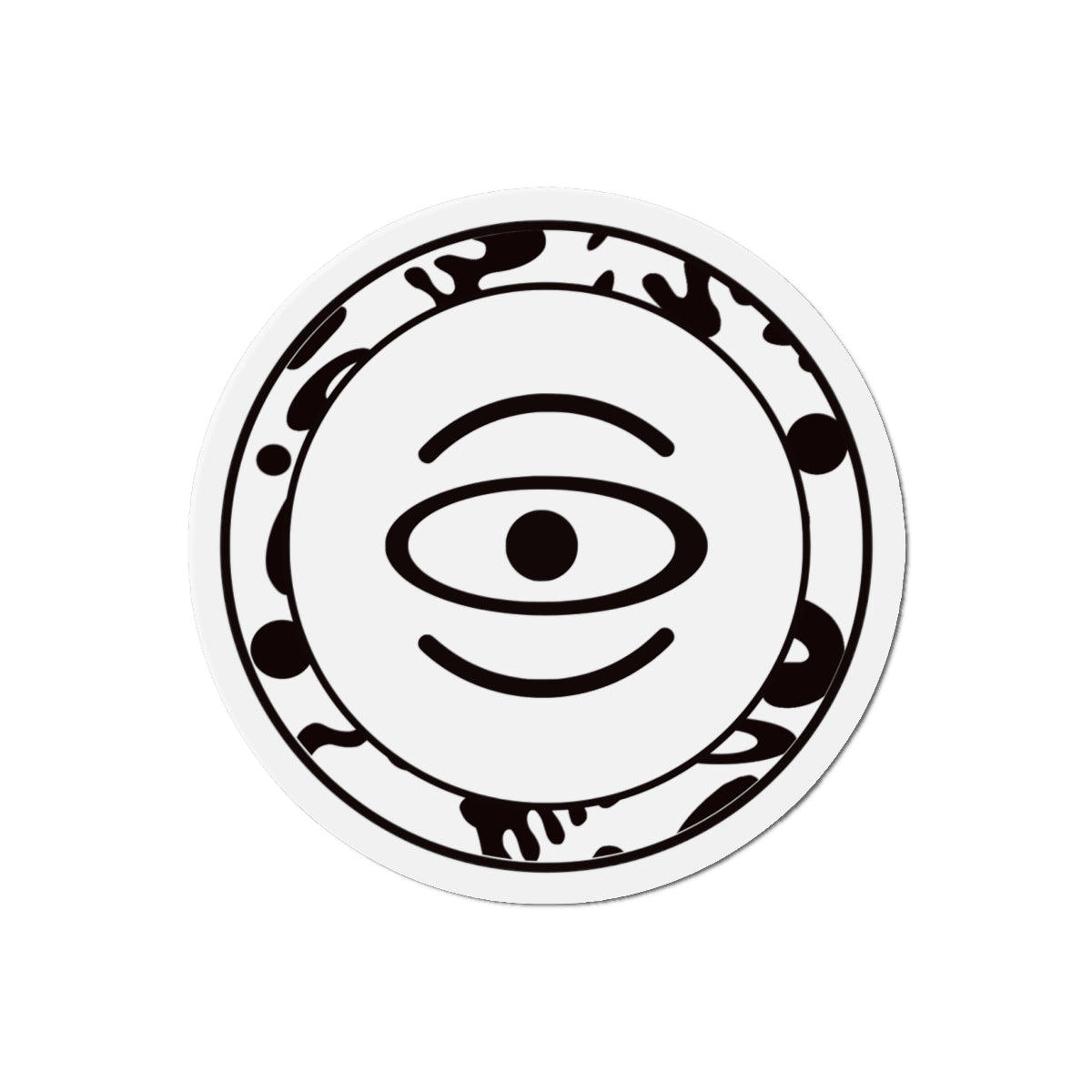 Adorn'd Logo Die Cut Magnet - Starlight White