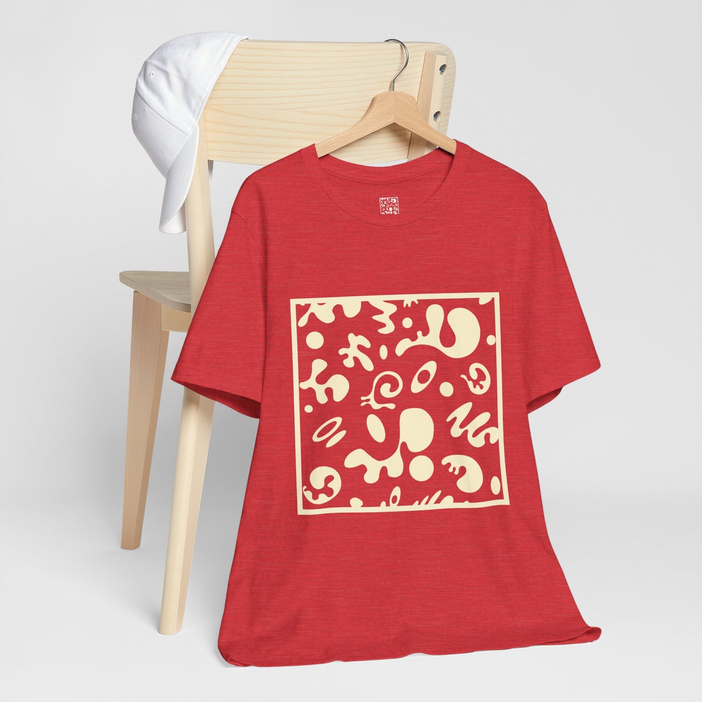 Adorn'd Unisex Jersey Short Sleeve Tee - Blank Page White Print