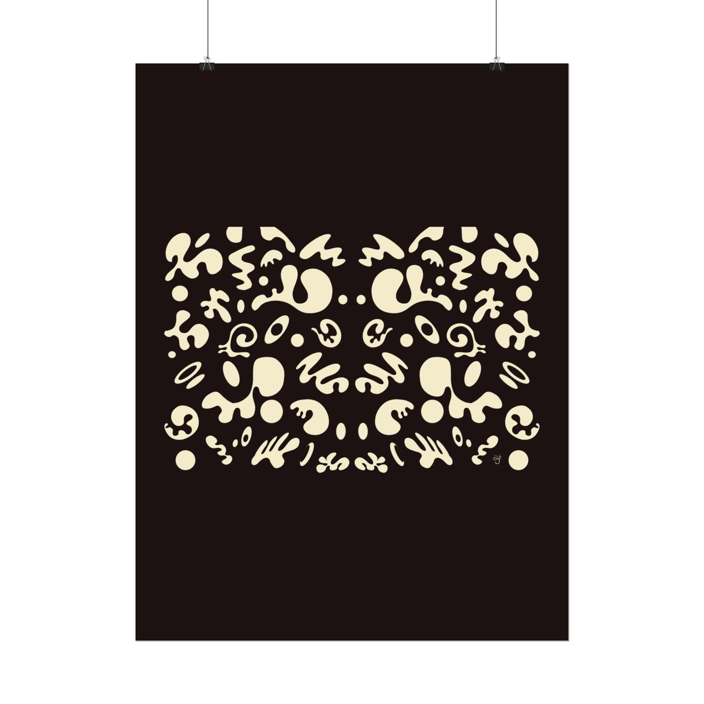 Mirror Work Rolled Poster (Portrait) - Smoke Signal