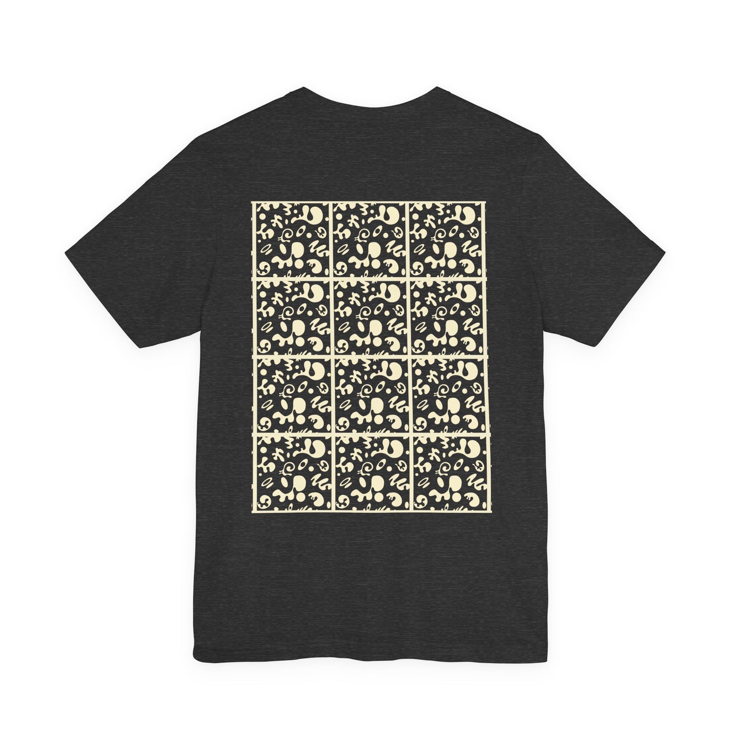 Adorn'd Unisex Jersey Short Sleeve Tee - Blank Page White Print