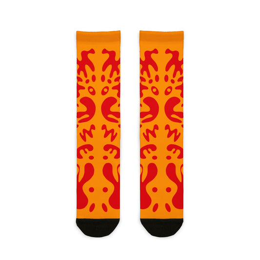 Mirror Work Color Crew Socks - Heat Theory