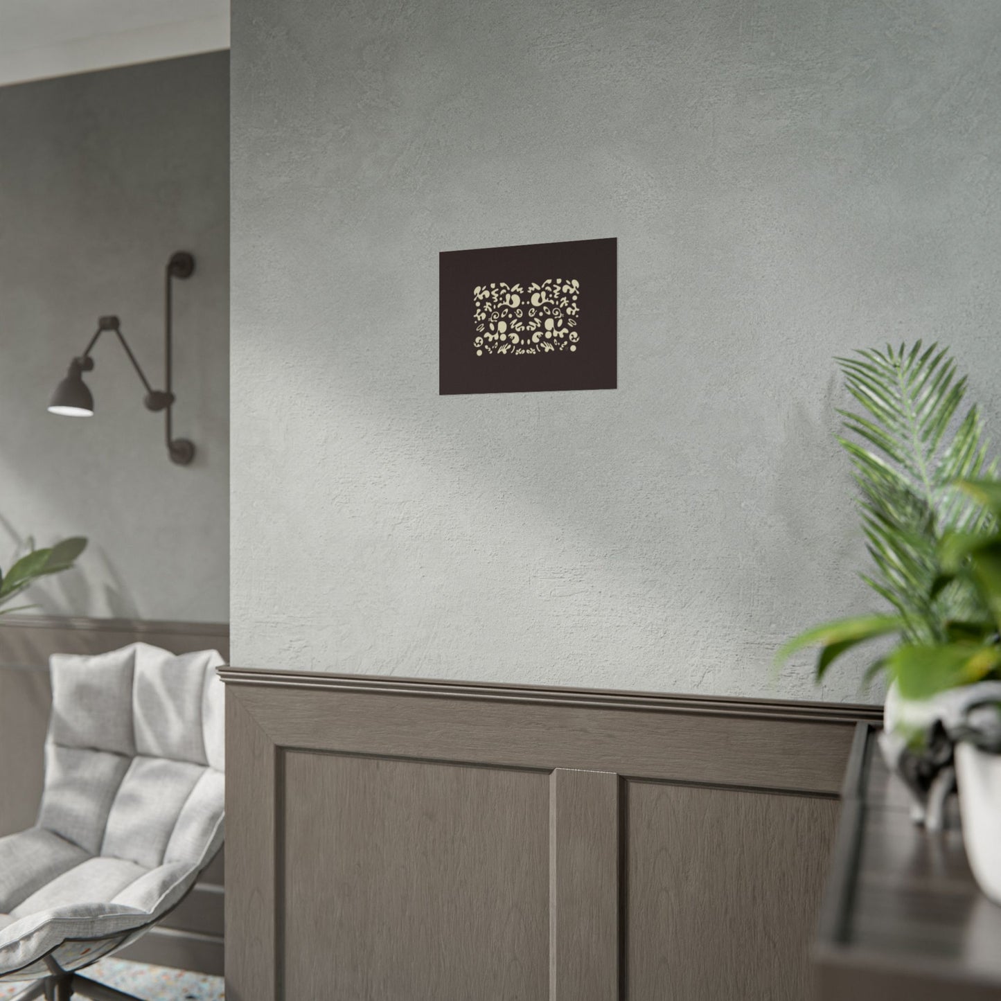 Mirror Work Rolled Poster (Landscape) - Smoke Signal