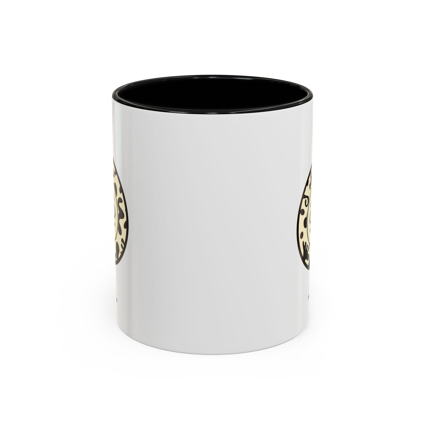Adorn'd Color Logo Accent Coffee Mug (11, 15oz) - Blank Page