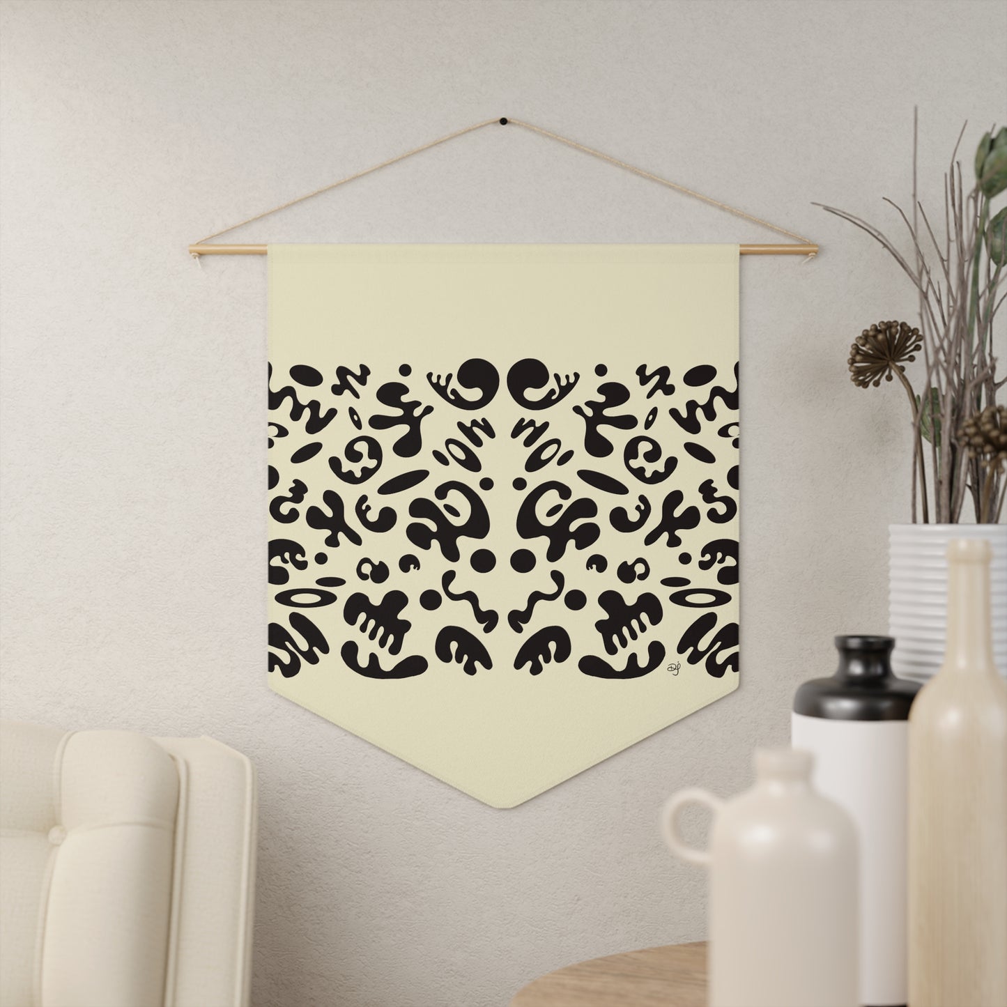 Mirror Work Pennant - Blank Page