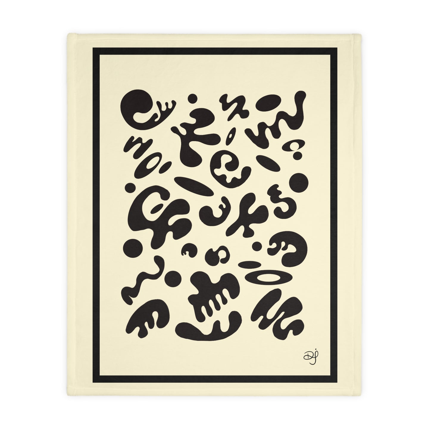 Deep Dream Velveteen Microfiber Blanket (Two-sided print) - Blank Page