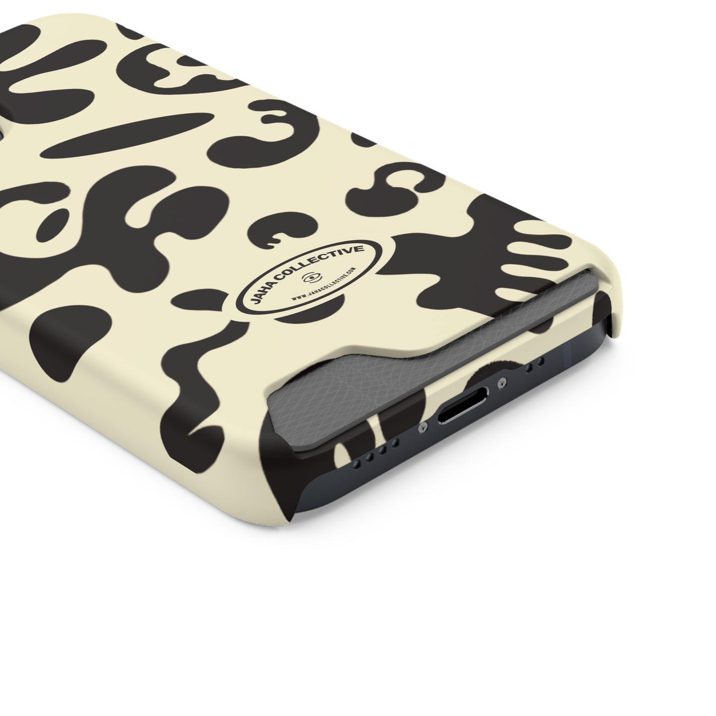 Pure Imagination Phone Case w Card Holder - Blank Page White